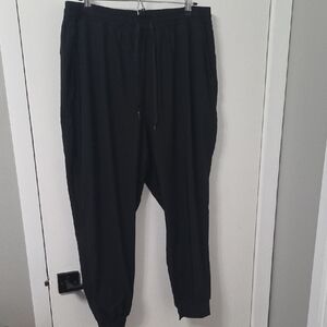 Old Navy Active High Rise SleekTech Black Jogger Pants